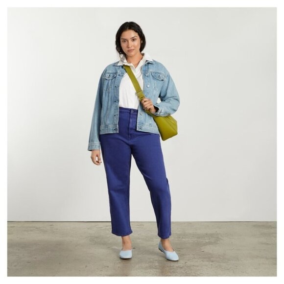 EVERLANE • The Curvy Way-High Jean In Deep Lapis - Picture 1 of 12